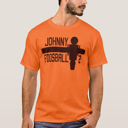 Johnny Foosball Time. T-shirt (Voorkant)