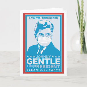 Johnny Gentle voor President - Infinite Jest Kaart