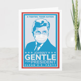 Johnny Gentle voor President - Infinite Jest Kaart