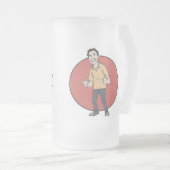 Johnny GP Collectors Cup Matglas Bierpul (Voorkant rechts)