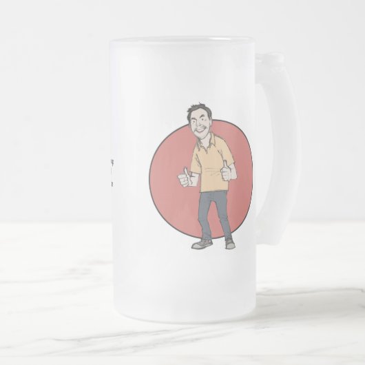 Johnny GP Collectors Cup Matglas Bierpul (Voorkant rechts)