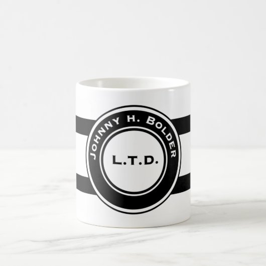 Johnny H. Bolder 11 oz. Mok keramische koffie (Center)