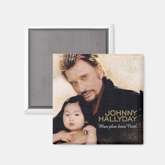 Johnny Hallyday Magneet (Voorkant / Achterkant)