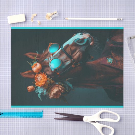 Johnny het Paard Tissuepapier (Craft)