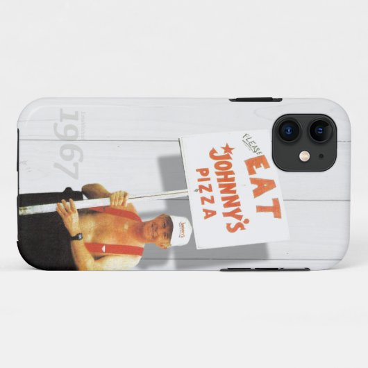 Johnny is in een Barrel Case-Mate iPhone Case (Achterkant (horizontaal))
