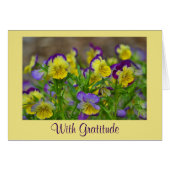 Johnny Jump Up Bedankt kaart (Voorkant Horizontaal)