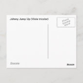 Johnny Jump Up Briefkaart (Achterkant)