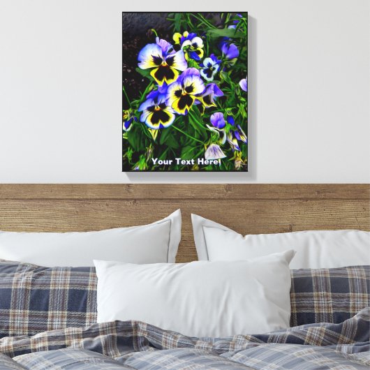 Johnny Jump Up Canvas Print (Insitu (Slaapkamer))