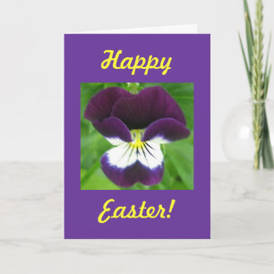 Johnny Jump Up Happy Easter Kaart