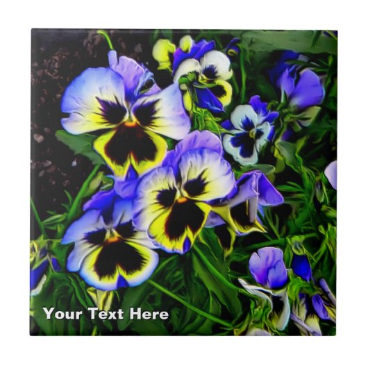 Johnny Jump Up Tegeltje (Voorkant)