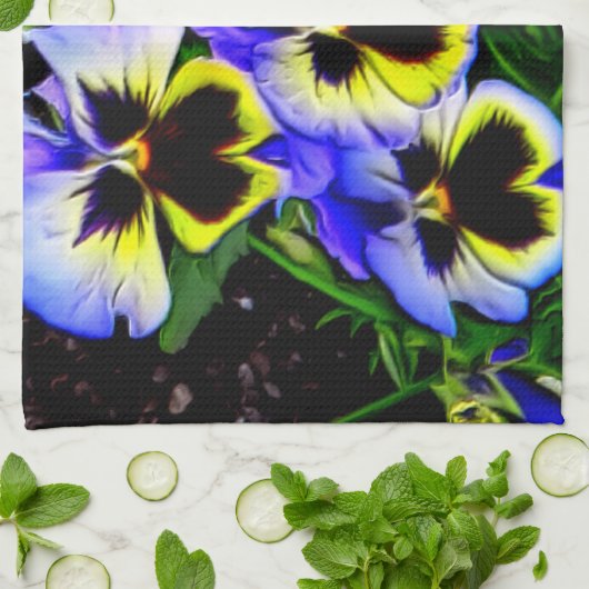 Johnny Jump Up Theedoek (Gevouwen)