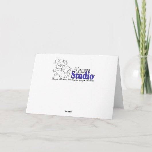 Johnny-Jump-Ups Blank Notecard Bedankkaart (Achterkant)