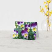 Johnny Jump-Ups Note Card Kaart (Gele Bloem)