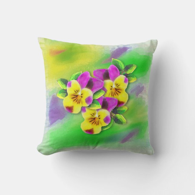 Johnny Jump-ups Pillow Kussen (Voorkant)