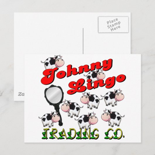 Johnny Lingo Trading Co. Briefkaart (Voorkant / Achterkant)