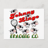 Johnny Lingo Trading Co. Briefkaart (Voorkant)