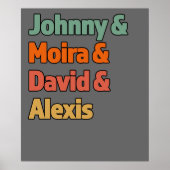 Johnny Moria David Alexis Geweldig cadeau voor de Poster (Voorkant)
