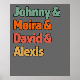 Johnny Moria David Alexis Geweldig cadeau voor de Poster