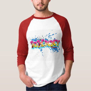 Johnny naam ontwerp t-shirt