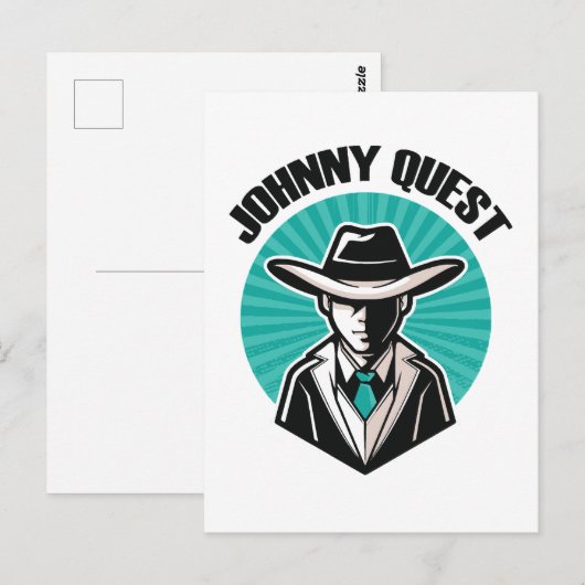 Johnny Quest Briefkaart (Voorkant / Achterkant)