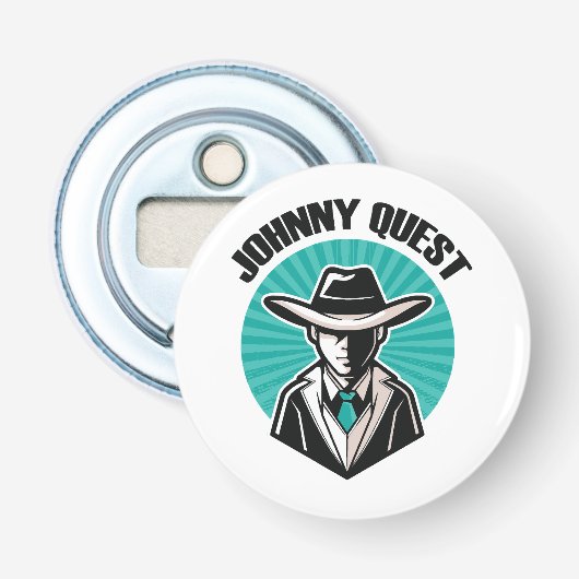 Johnny Quest Button Flesopener (Voorkant)