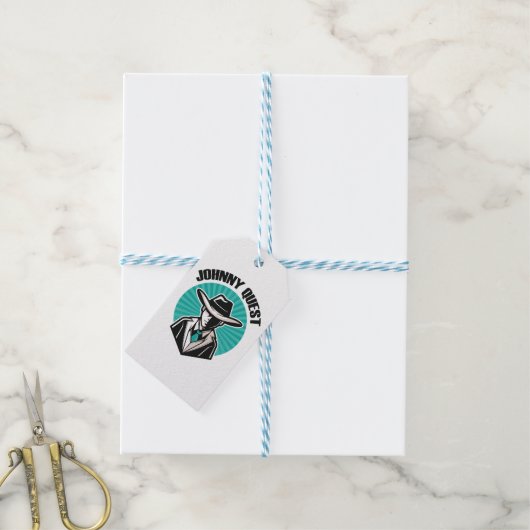 Johnny Quest Cadeaulabel (Met Touw)