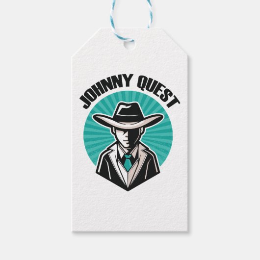 Johnny Quest Cadeaulabel (Voorkant)