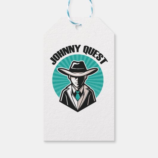 Johnny Quest Cadeaulabel (Achterkant)