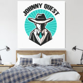 Johnny Quest Canvas Afdruk (Insitu (Slaapkamer))