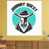 Johnny Quest Canvas Afdruk (Insitu (Woonkamer))