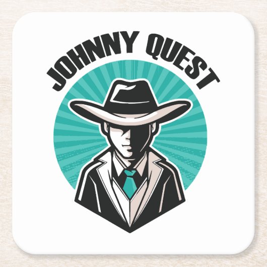 Johnny Quest Kartonnen Onderzetters (Voorkant)