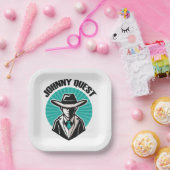 Johnny Quest Papieren Bordje (Feest)
