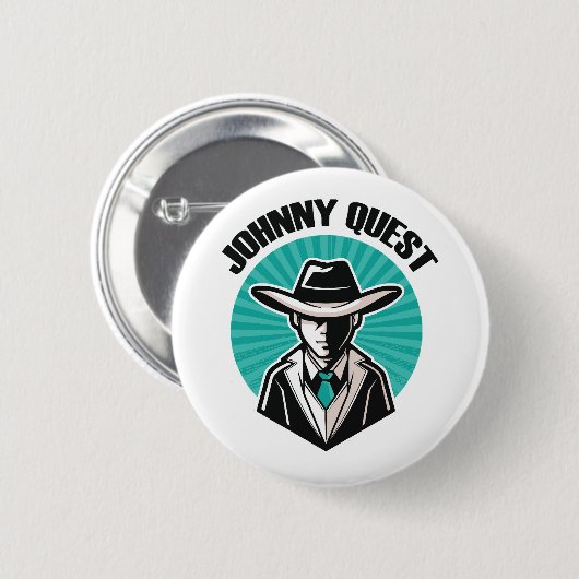 Johnny Quest Ronde Button 5,7 Cm (Voorkant /achterkant)