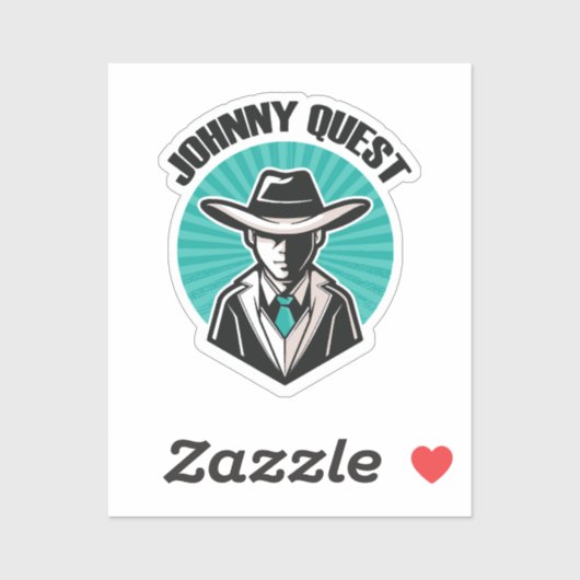 Johnny Quest Sticker (Vel)