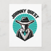 Johnny Quest Uitnodiging Briefkaart (Voorkant)