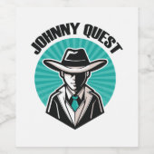 Johnny Quest Wijn Etiket (Enkel label)