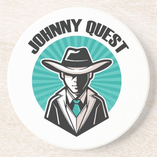 Johnny Quest Zandsteen Onderzetter (Voorkant)