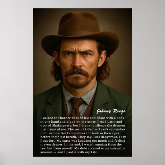 Johnny Ringo, de geschoolde revolverheld Poster (Voorkant)