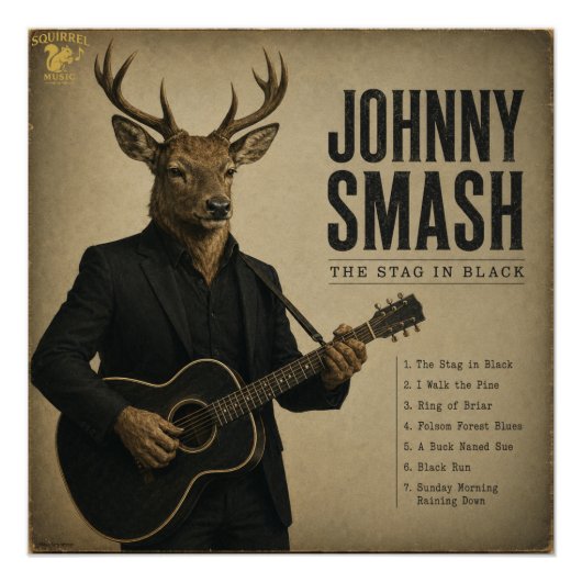 Johnny Smash Album: een Parodie Perfect Poster (Voorkant)
