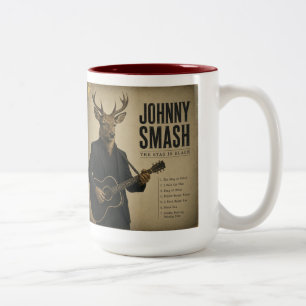 Johnny Smash Album: een Parodie Tweekleurige Koffiemok
