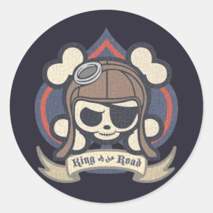 Johnny Spade Ronde Sticker