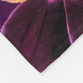 Johnny springt de Paarse Floral Fleece Blanket omh Deken (Hoek)