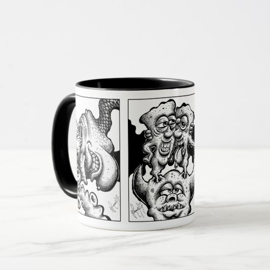 Johnny 'Toons Sketchbook 2017 Sketchbook CoffeeMug Mok (Voorkant links)