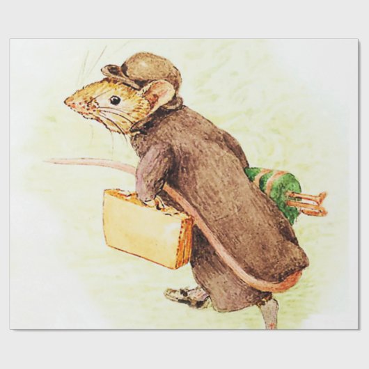 “Johnny Town-mouse” van Beatrix Potter Cadeaupapier (Vlak)