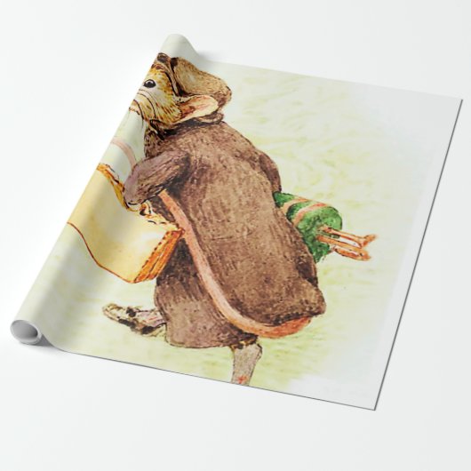 “Johnny Town-mouse” van Beatrix Potter Cadeaupapier (Uitgerold)