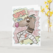Johnny Weasel-Wenskaart Kaart (Gele Bloem)