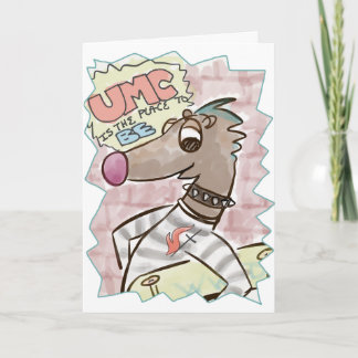 Johnny Weasel-Wenskaart Kaart