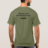 JohnnyLure vissen T-Shirt Je aas Sux... (Achterkant)