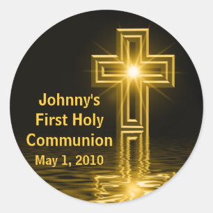 Johnny's eerste heilige communie Stickers
