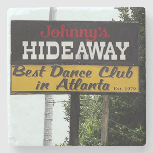 Johnny's Hideaway, Atlanta, Johnny's Hideaway Stenen Onderzetter (Voorkant)